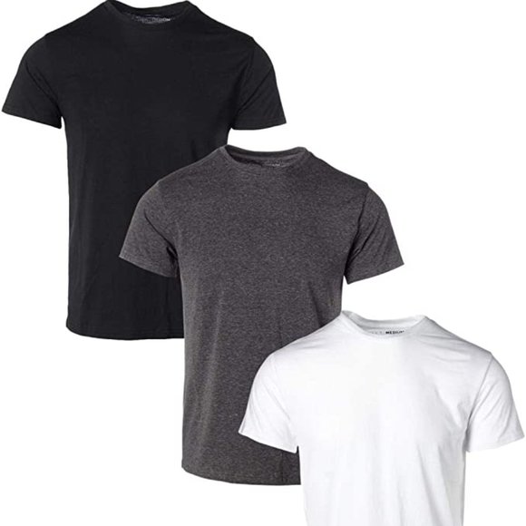 Spyder Other - Spyder 3-Pack Crew Neck Pro Cotton Stretch T Shirts Black White Grey M Medium